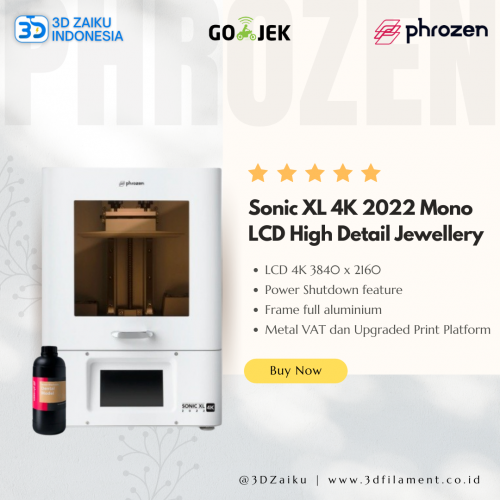 Phrozen Sonic XL 4K 2022 Mono LCD 3D Printer High Detail Jewellery